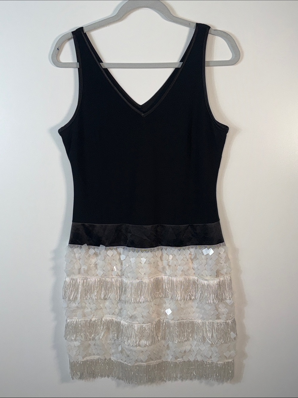 #703 Robbie Bee Evening Fringe Dress size 4